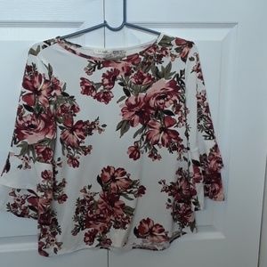 very soft floral shirt